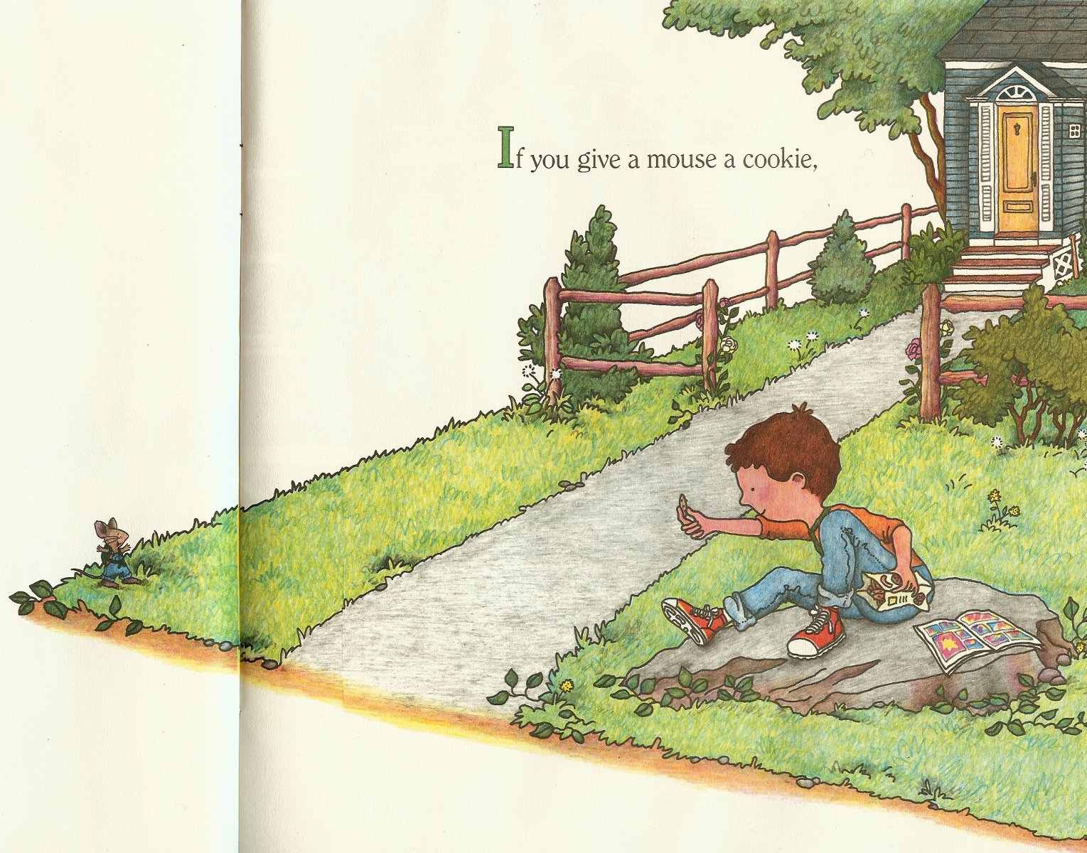If You Give A Mouse A Cookie (04),绘本,绘本故事,绘本阅读,故事书,童书,图画书,课外阅读